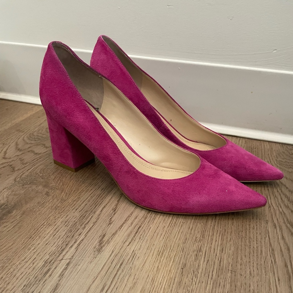 Hot Pink Marc Fisher Zala Heels